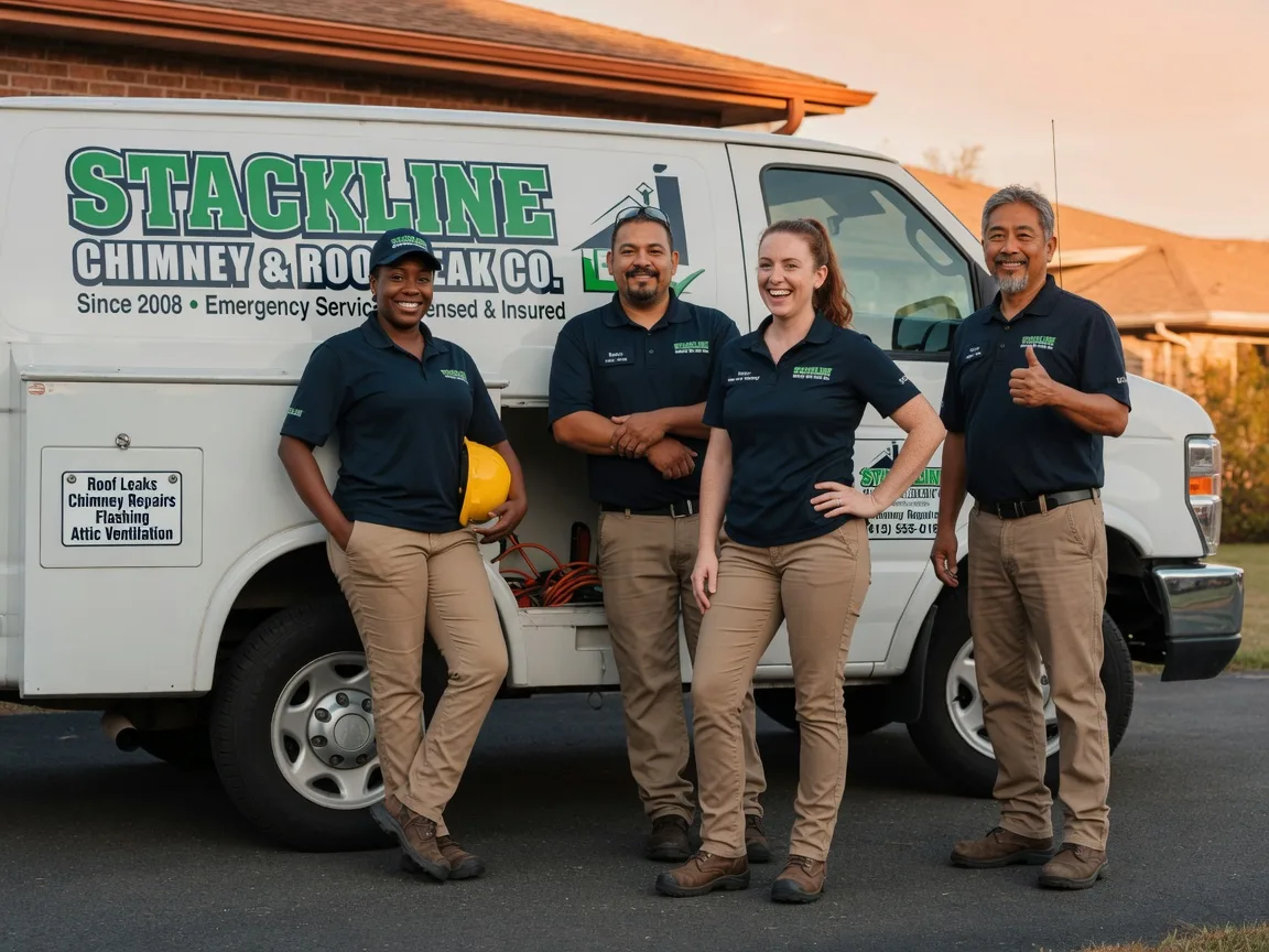 Chimney flashing repair company in Clarksburg, IN